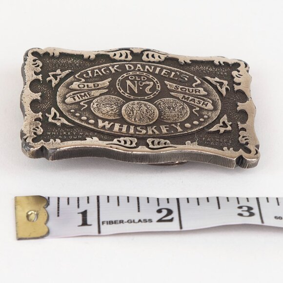 VTG 1973 Jack Daniels No 7 James Lind Wyoming Studio Art Works Belt Buckle - Picture 5 of 8